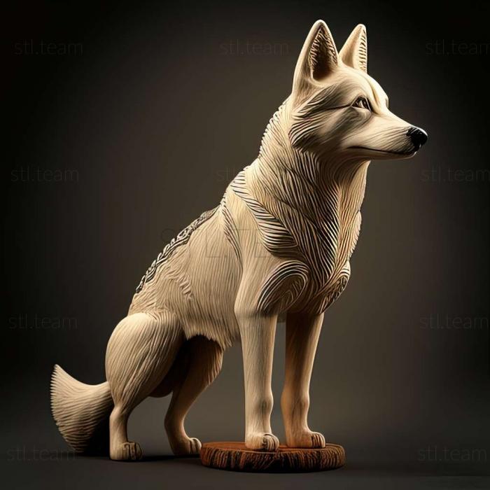 3D model Northern Inuit dog (STL)